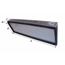 Filtro Panclean AX9294 ai carboni attivi per cabina adattabile al rif. originale Panclean AX9294 520x120x73mm: compra online su 