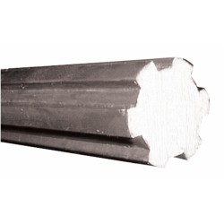 Barra scanalata con profilo interno 1"3/8 con 6 scanalature e lunghezza 1 mt: compra online su NonSoloAgricoltura.it