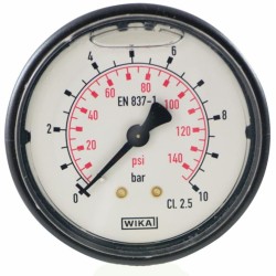 Manometro ABS Ø 63mm scala 0:10: compra online su NonSoloAgricoltura.it
