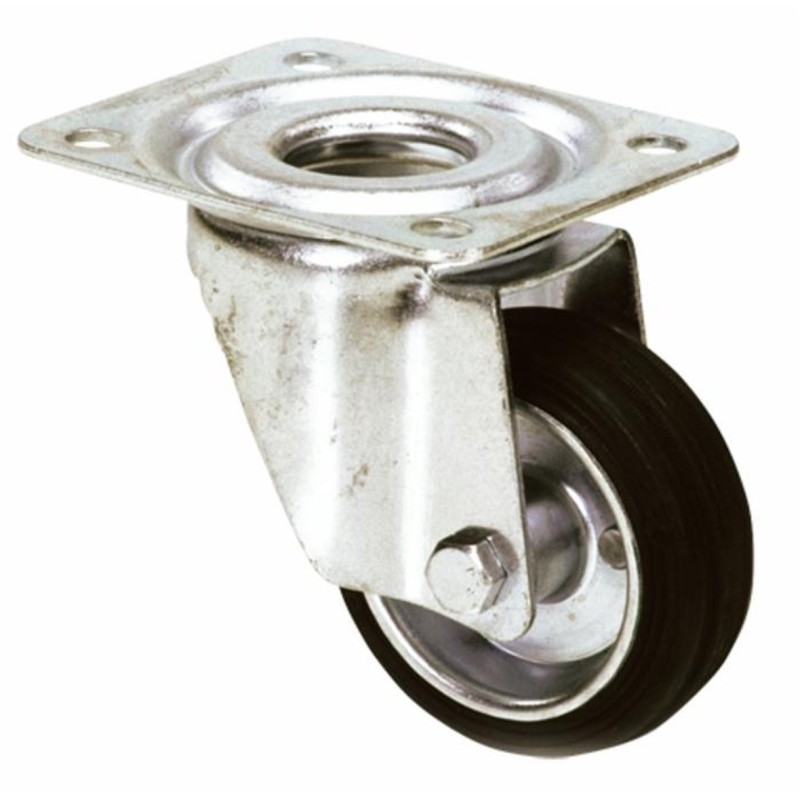Ruota gommata 100x30mm supporto girevole: compra online su NonSoloAgricoltura.it