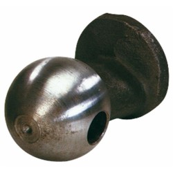 Sfera per sistema ribaltamento rimorchi Ø 60mm con foro Ø 20mm: compra online su NonSoloAgricoltura.it